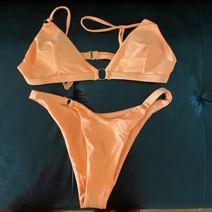 Cute orange bathing suit